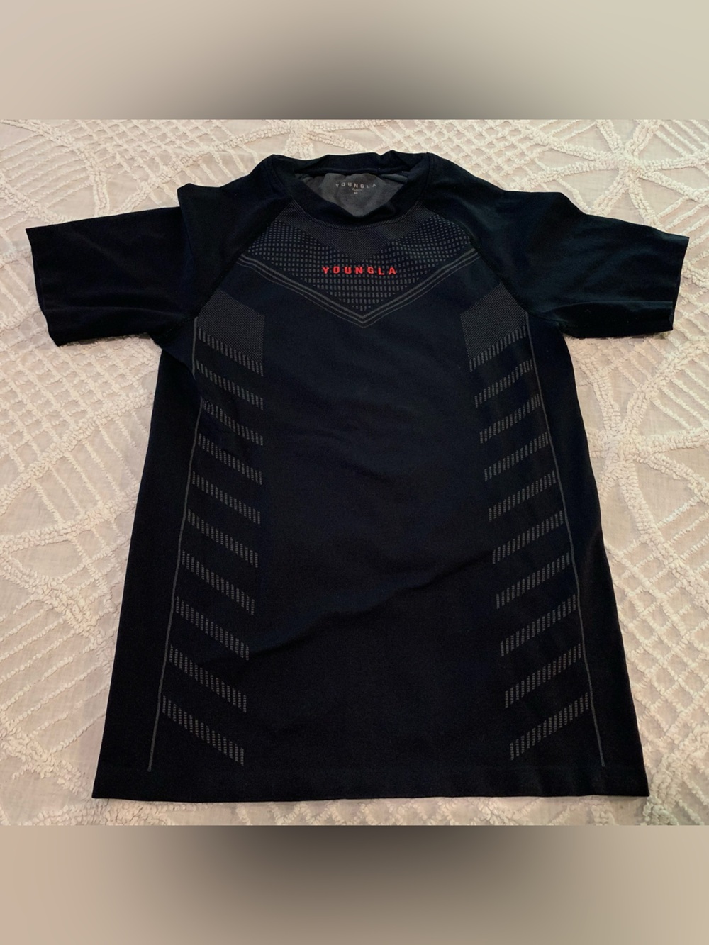 YoungLA Black Crewneck Performance Pullover
